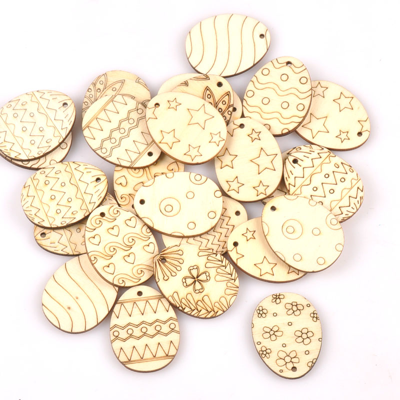 Craft Embellishment - 25 sztuk mieszane jajko wielkanocne rzemiosło