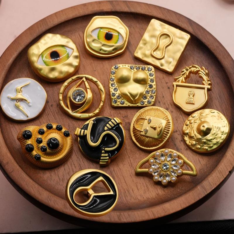 Vintage metalowy guzik w kszta – Craft Embellishment recenzja i cena