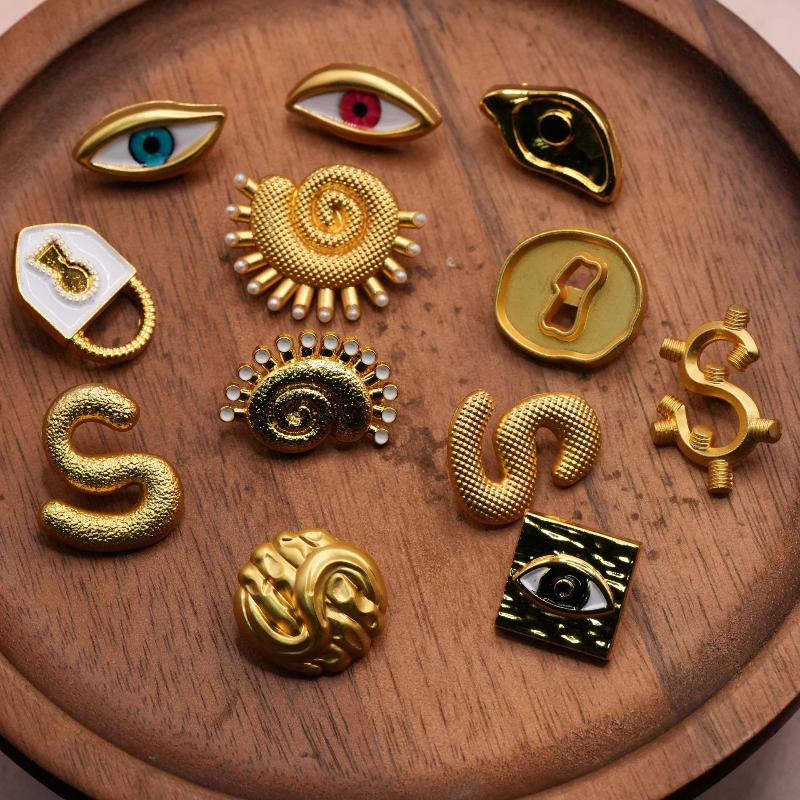 Vintage metalowy guzik w kszta – Craft Embellishment recenzja i cena