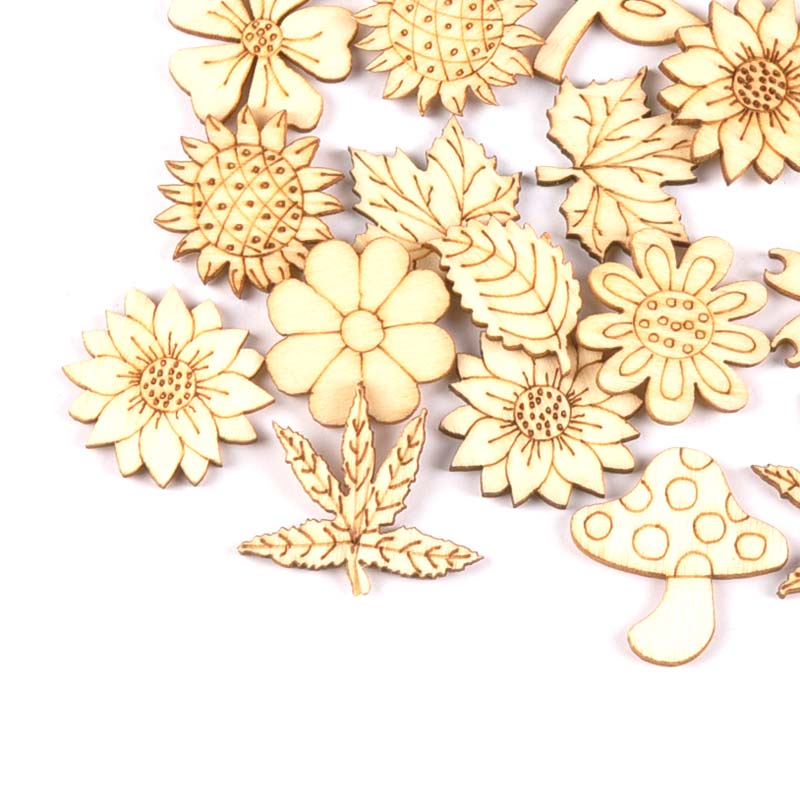 30 sztuk 25-30mm drewno DIY ak – Craft Embellishment recenzja i cena