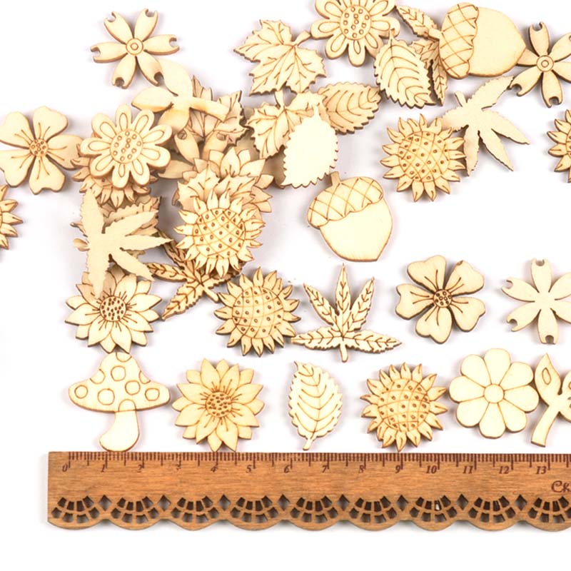 30 sztuk 25-30mm drewno DIY ak – Craft Embellishment recenzja i cena