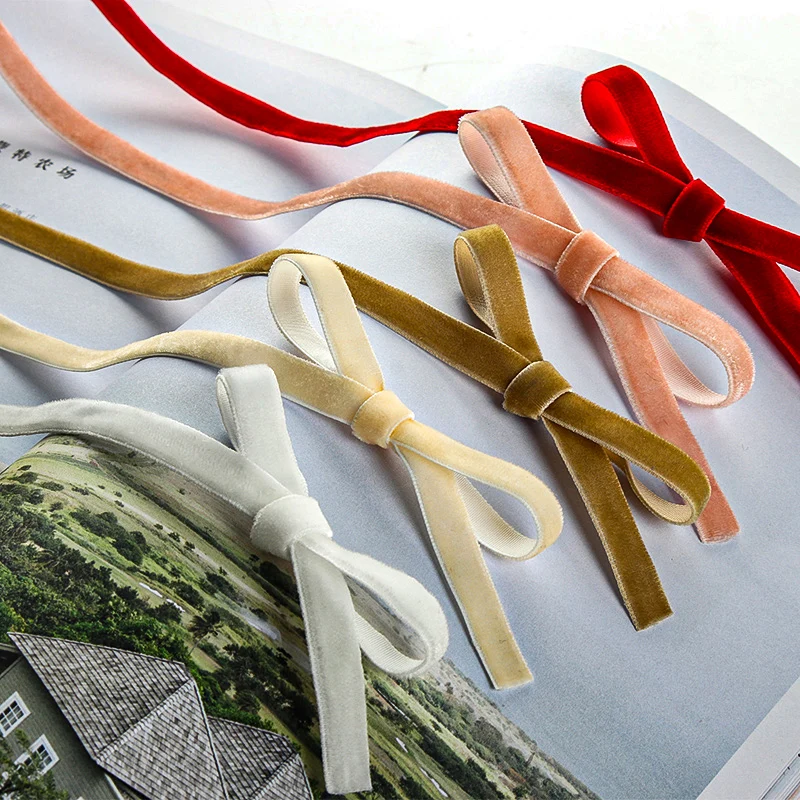 50 jardów/rolka Aksamitnej Taś – Velvet Ribbon Roll recenzja i cena