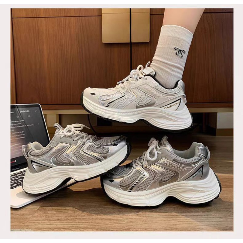Damskie sneakersy Unky Dad na  – Guipure Lace Panel recenzja i cena