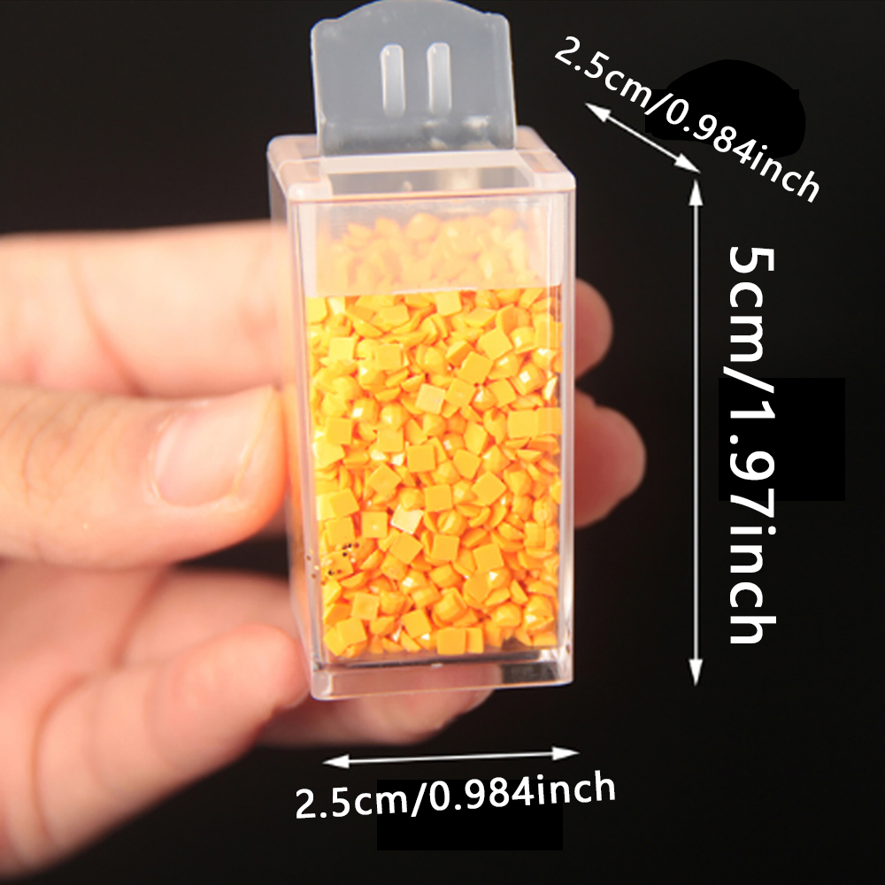 Kwadratowe plastikowe pudełko  – Craft Embellishment Storage recenzja i cena